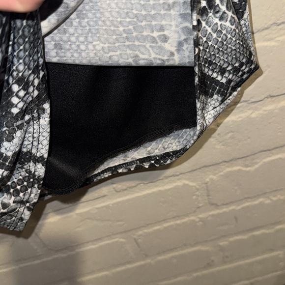 Nordstrom Snakeskin Slip Dress in Black and Gray 3/4 Jump Apparel NEW - Picture 4 of 7
